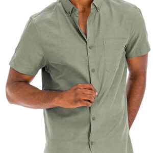 SIGNATURE SHORT SLEEVE BUTTON DOWN SHIRT M3514