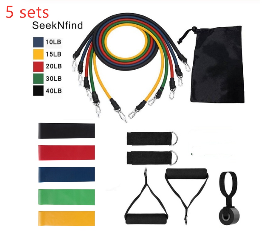 Pull Rope Elastic Rope Strength Training Set - Image 9
