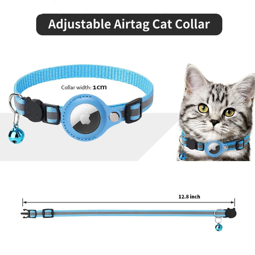 Reflective Airtag Case Collar for Cats and Dogs - Image 5