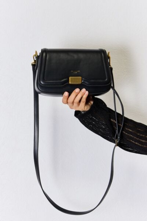 David Jones PU Leather Crossbody Bag - Image 4