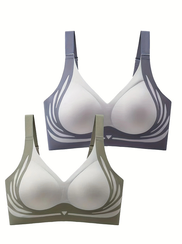Anti-sagging Running Shock-proof Sports Fixed Cup Bra - Image 4