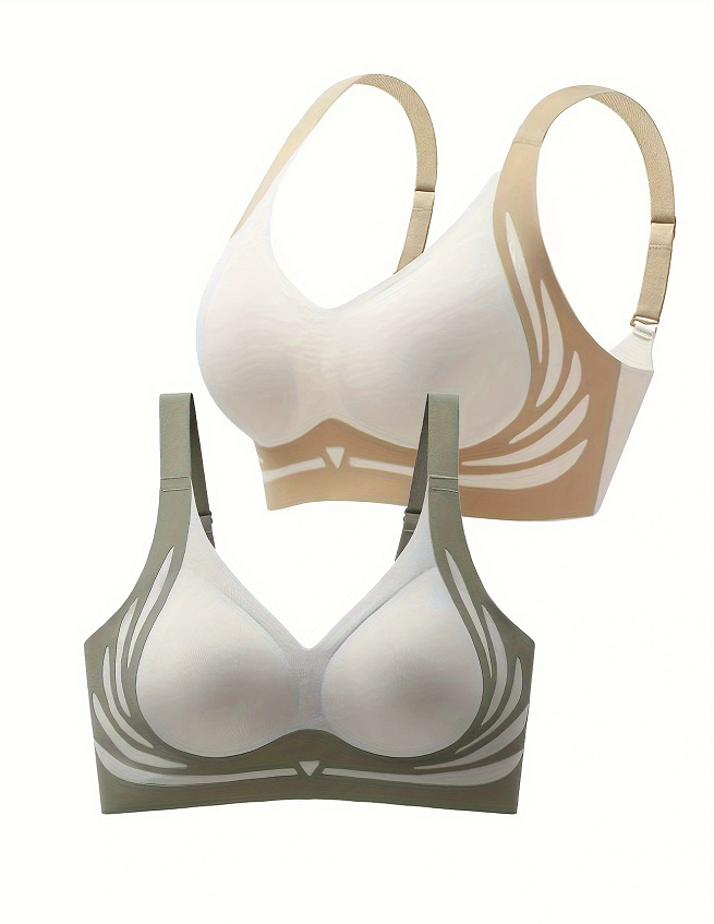 Anti-sagging Running Shock-proof Sports Fixed Cup Bra - Image 7