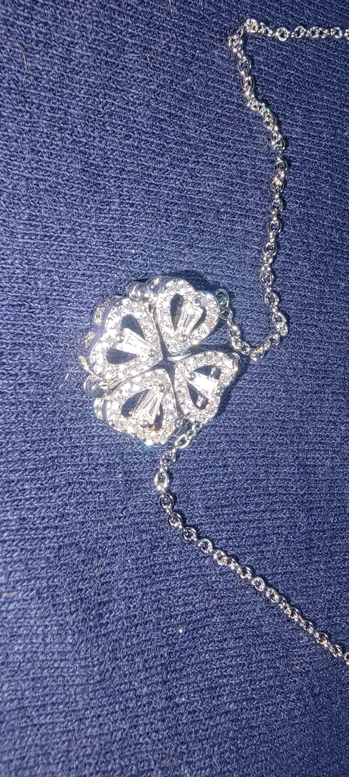 LuckyClover- Four Leaf Heart Shape Necklace - Image 5