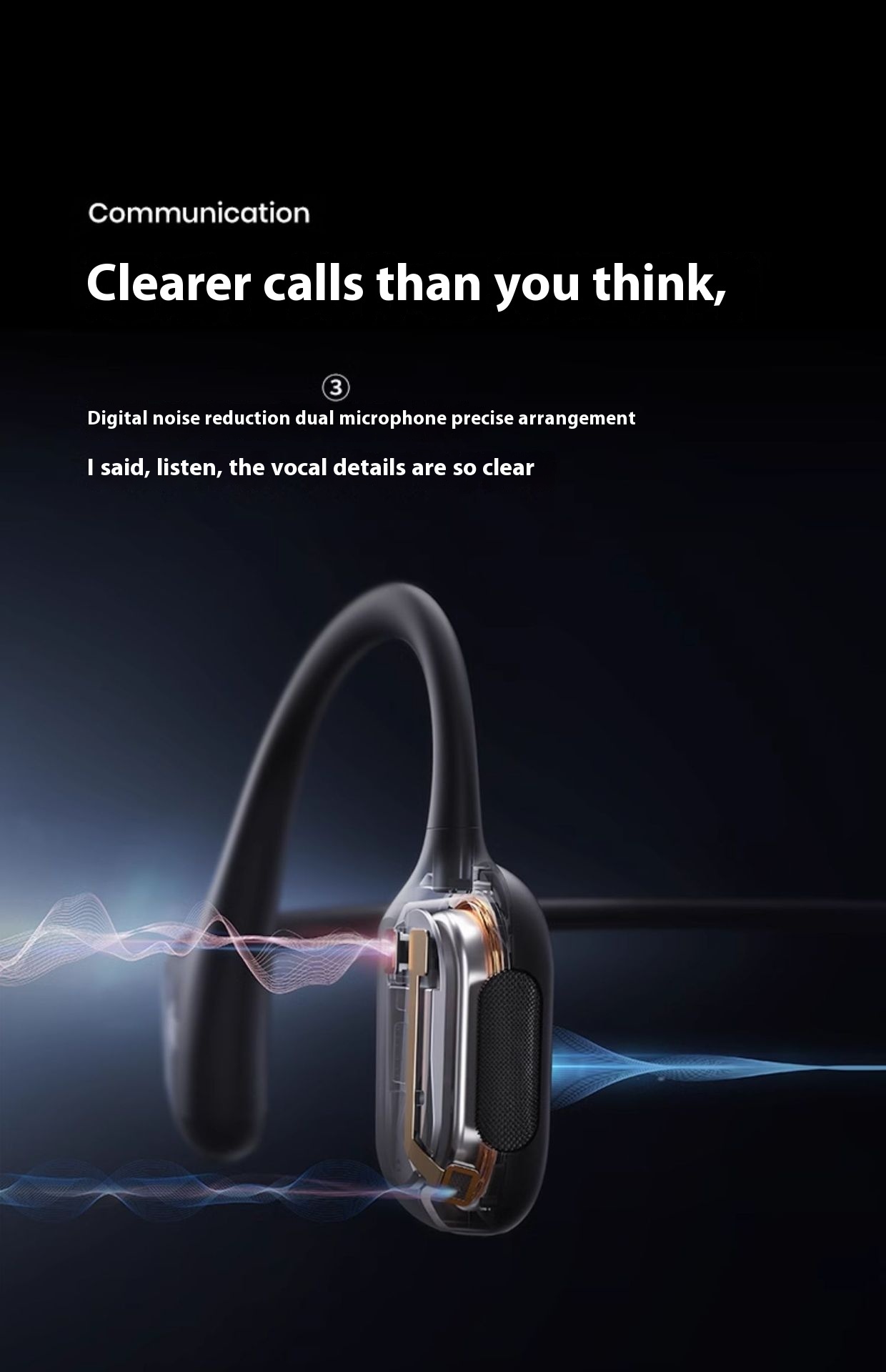 Bone Conduction Wireless Motion Bluetooth-compatible Earphones - Image 10