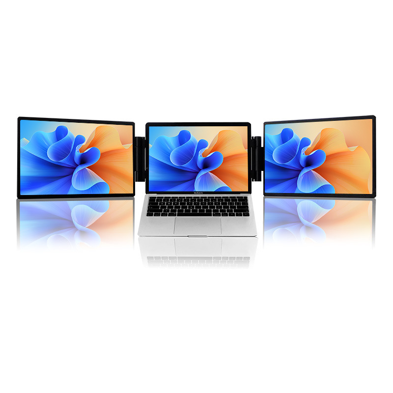 14-inch Dual-Screen Portable Monitor For Laptop External Display Extension - Image 3