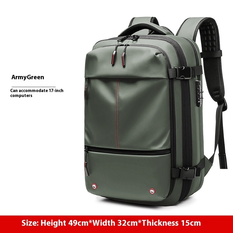 Travel Backpack Men's Business Multifunction Computer Bag Vacuum Compression Large-capacity Backpack - Image 9
