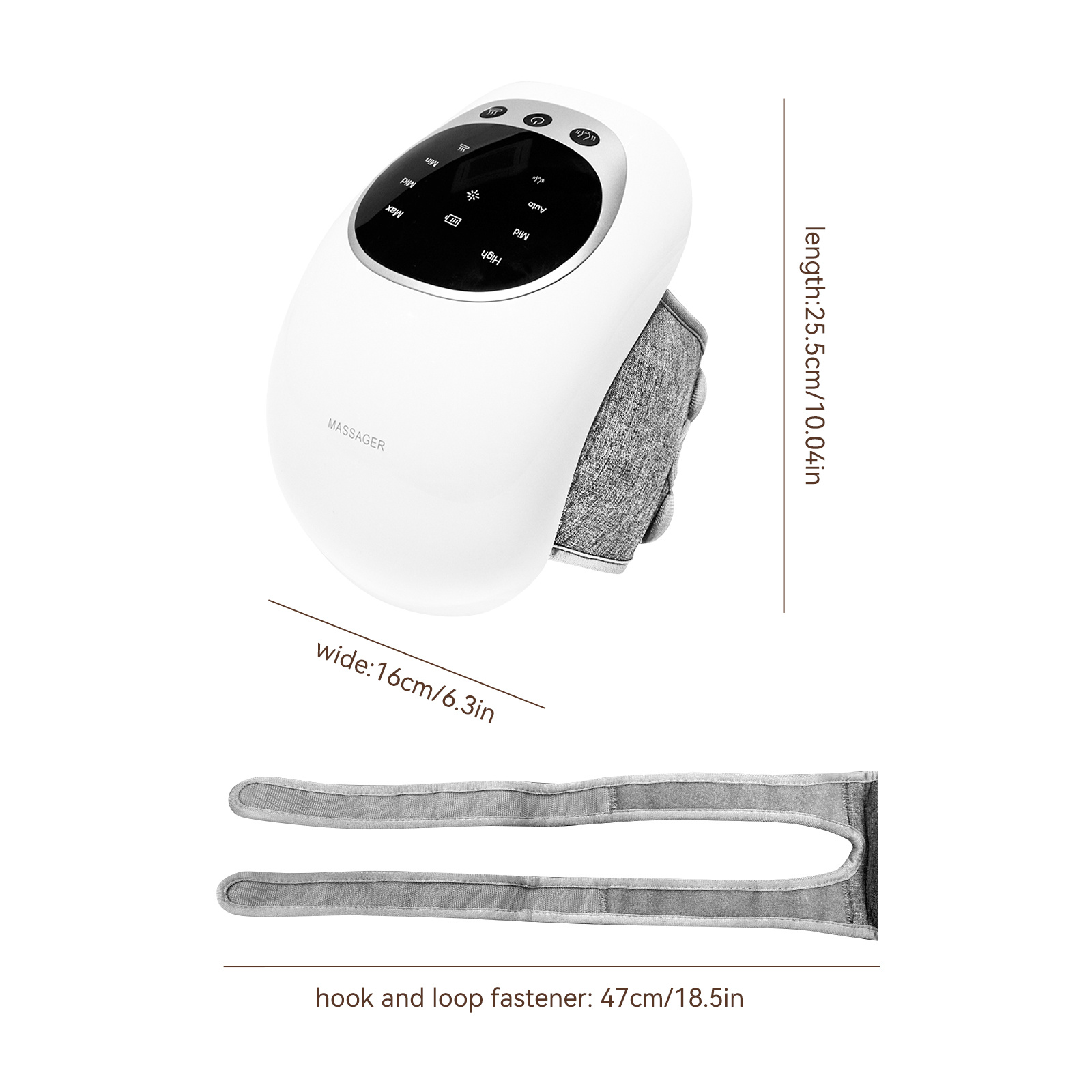 Wireless Knee Massager With LED, Heat & Vibration Pain Relief & Portable - Image 10