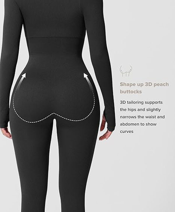 Snatched Waist Body Shaper-Long Sleeve And Full Leg - Image 3