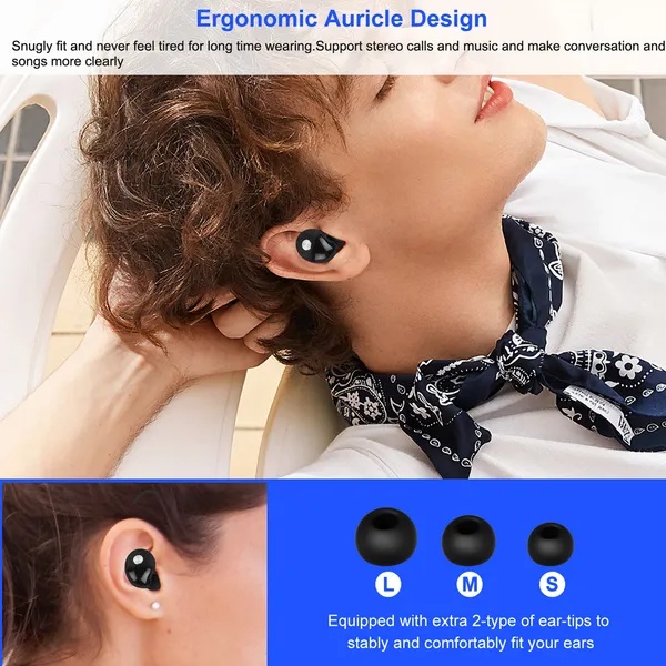 TWS True Wireless V4.2 Earbuds IPX4 In-ear Stereo Earphone Hands-free Deep Bass Earpiece - Image 6