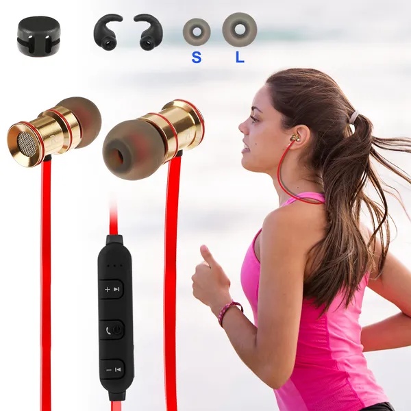 Sport Headsets Wireless V4.1 In-Ear Stereo Headphones Sweat-proof Running Earphones - Image 2