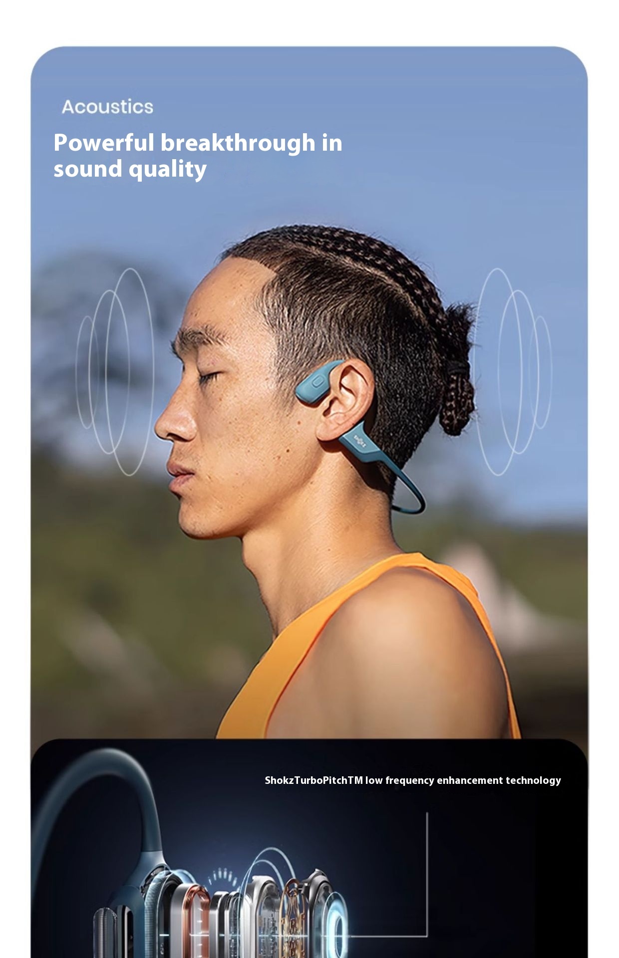Bone Conduction Wireless Motion Bluetooth-compatible Earphones - Image 9