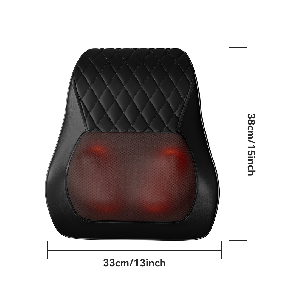 Shiatsu 3D Massage Pillow For Neck, Back & Shoulders Electric Massage Cushion With Heat Function, Ergonomic Design, Ideal For Home, Office & Car Use - Image 10