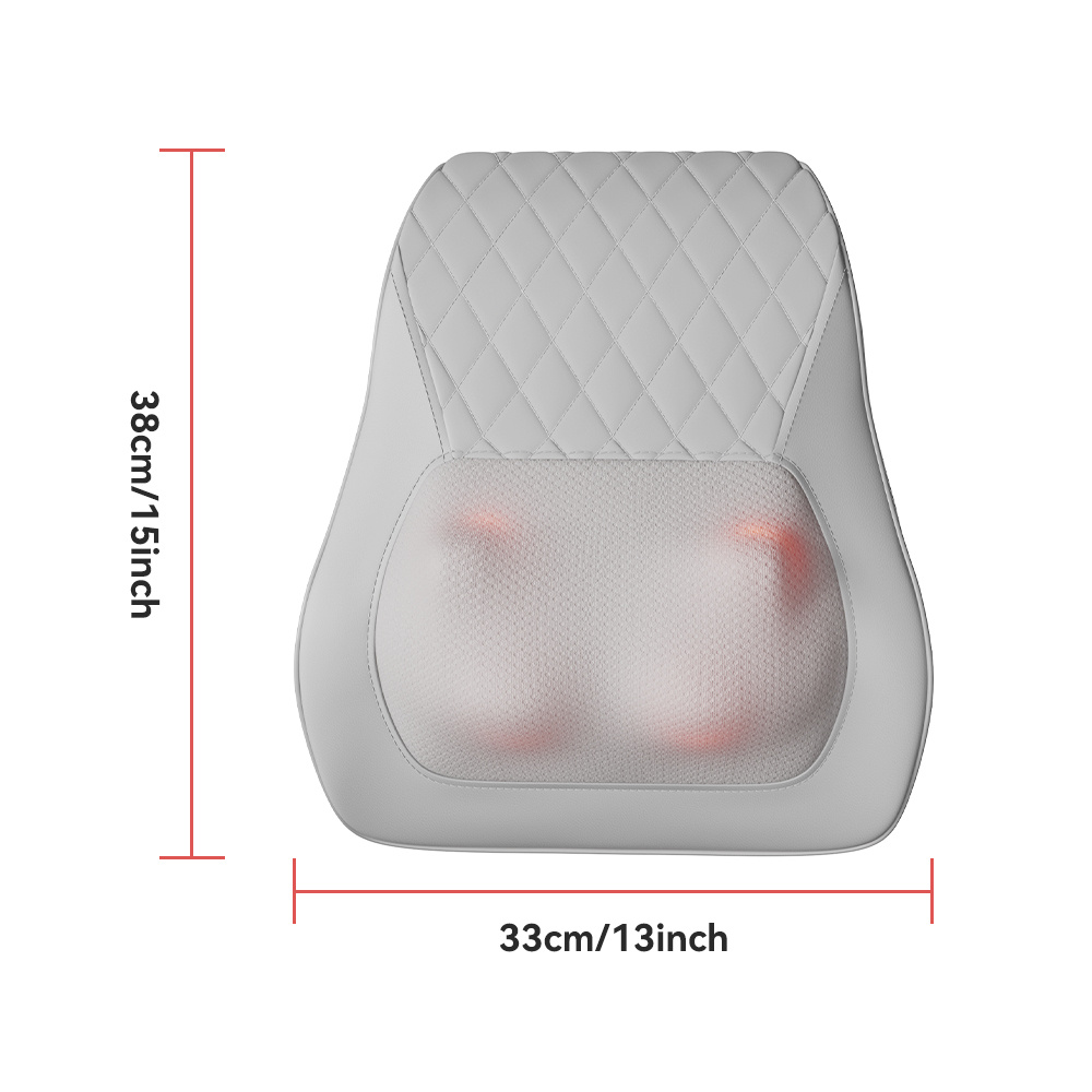 Shiatsu 3D Massage Pillow For Neck, Back & Shoulders Electric Massage Cushion With Heat Function, Ergonomic Design, Ideal For Home, Office & Car Use - Image 7