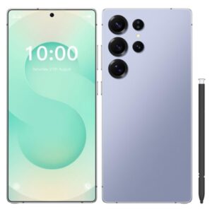 C25 Ultra Unlocked Phone,5G Smartphone 8GB 256GB 7.3-inch Android 14 Cell Phone 6800mAh Large Battery Dual SIM Face GPS