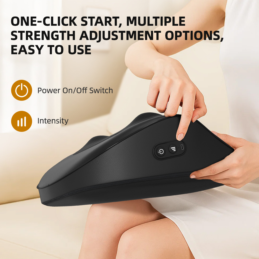 Smart Massage Cushion 3 Speed Multifunction Neck Back Shoulder Massager With Heat Relief Home Office Car Portable Relaxation Gift - Image 10