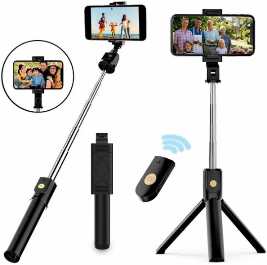 Selfie Stick Tripod Remote Desktop Stand Cell Phone Holder For US - Image 9
