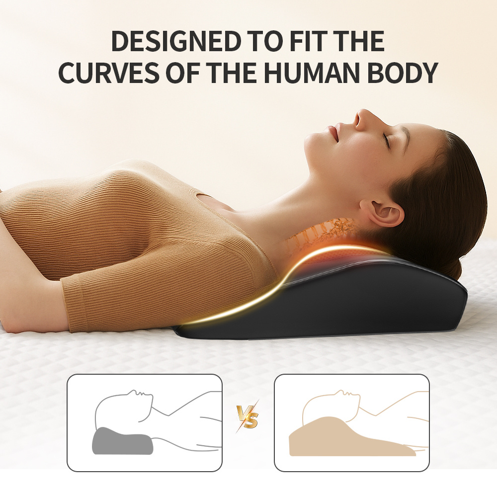 Shiatsu 3D Massage Pillow For Neck, Back & Shoulders Electric Massage Cushion With Heat Function, Ergonomic Design, Ideal For Home, Office & Car Use - Image 6