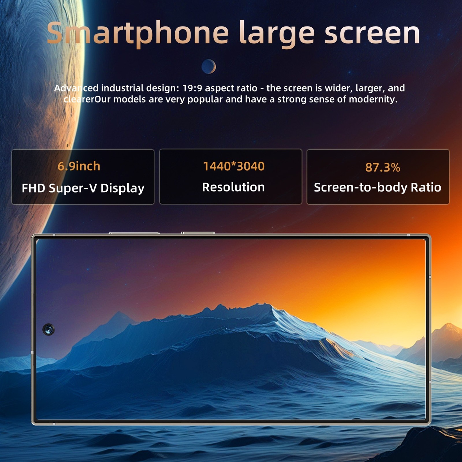 C24 Unlocked Phone Smartphone 8GB 256GB Android14.0 6800mAh 6.8inch 5G - Image 5