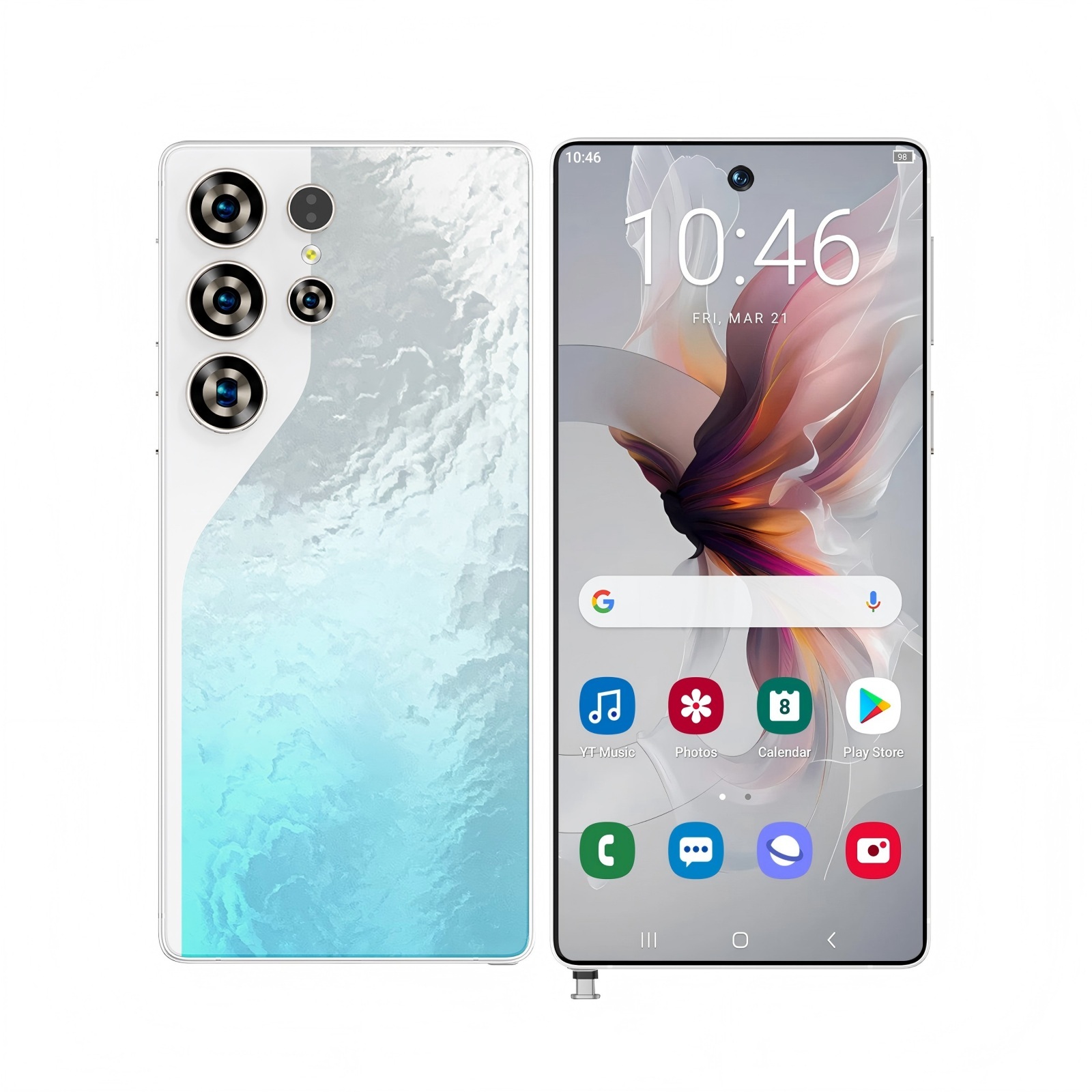 C26 Ultra 5G Unlocked Smartphone, 8GB RAM 256GB Storage Android 15 Cell Phone, 6.9inch FHD Display, 8000mAh Long Battery, Dual SIM, Face & Fingerprint Unlock, GPS, Built-in Stylus - Image 10