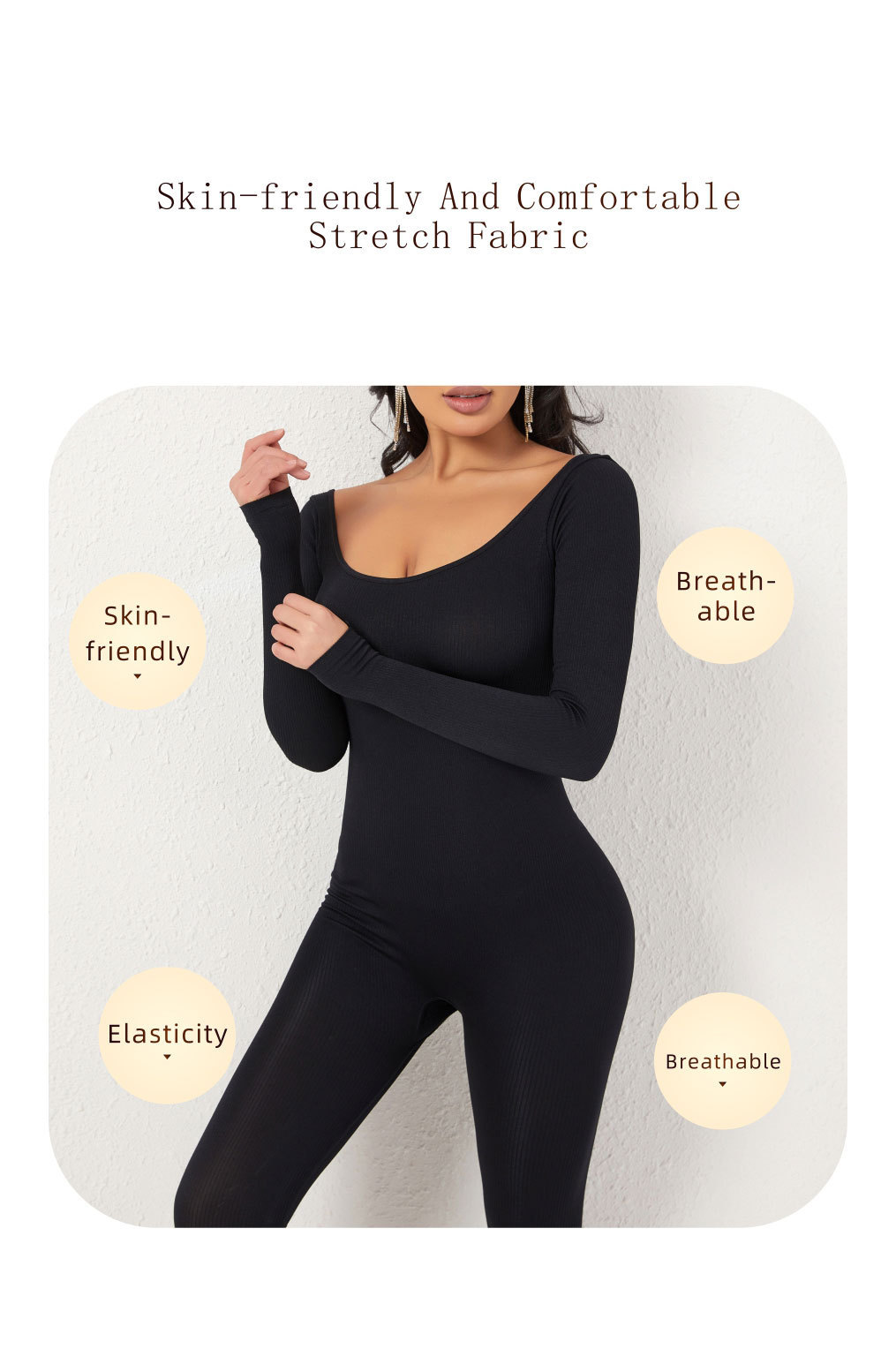 Snatched Waist Body Shaper-Long Sleeve And Full Leg - Image 4